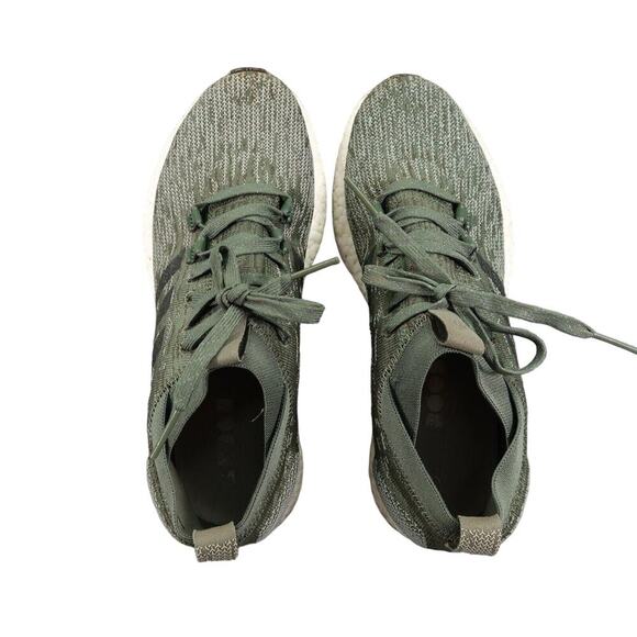 Adidas Shoes Mens 7.5 Athletic Sneakers PureBoost RBL Base Green Running Active main image 9